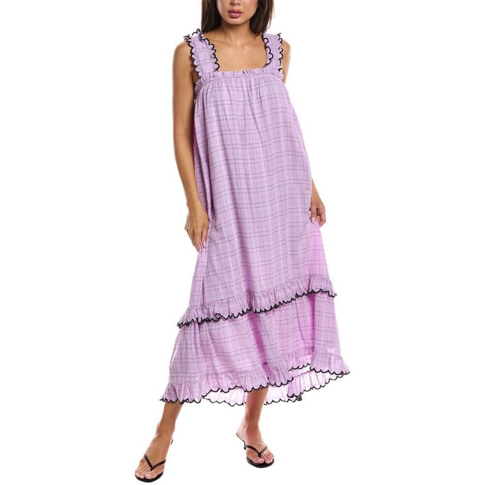 Frnch Womens  Nataly Midi Dress, Purple